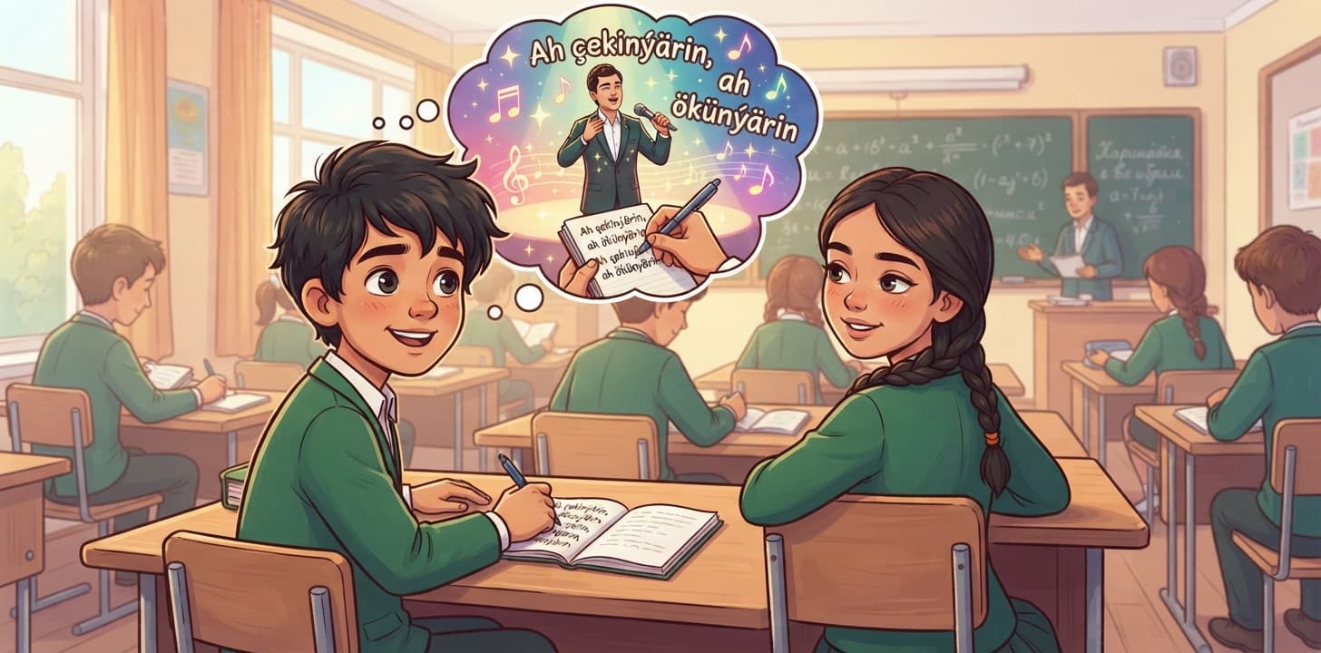 Ilkinji gezek gyzyñ menden ýüz öwürişi