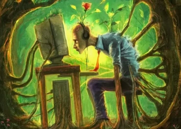 Internetkeşiň bir güni ýa-da one day netizen / hekaýa